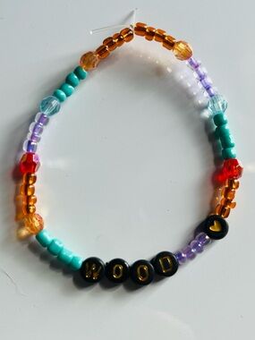 Taylor Swift Friendship Bracelet Showgirl Wood